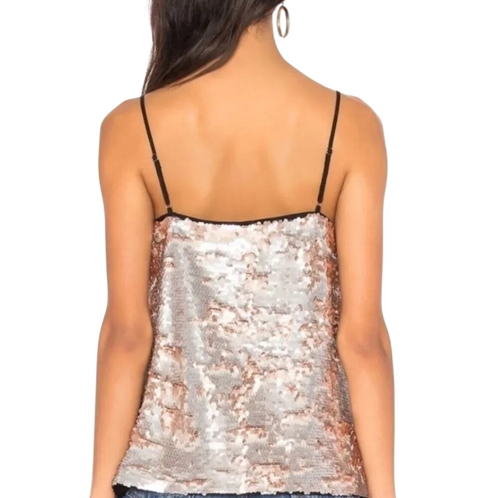 1.State Sequin Top Meteallic Cami - Picture 2 of 12
